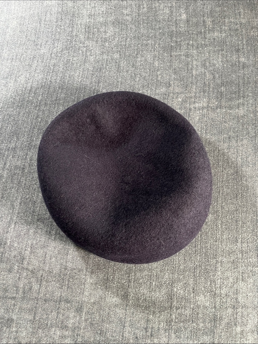 Uniqlo Wool Beret Hat Ines de la Fressange navy blue